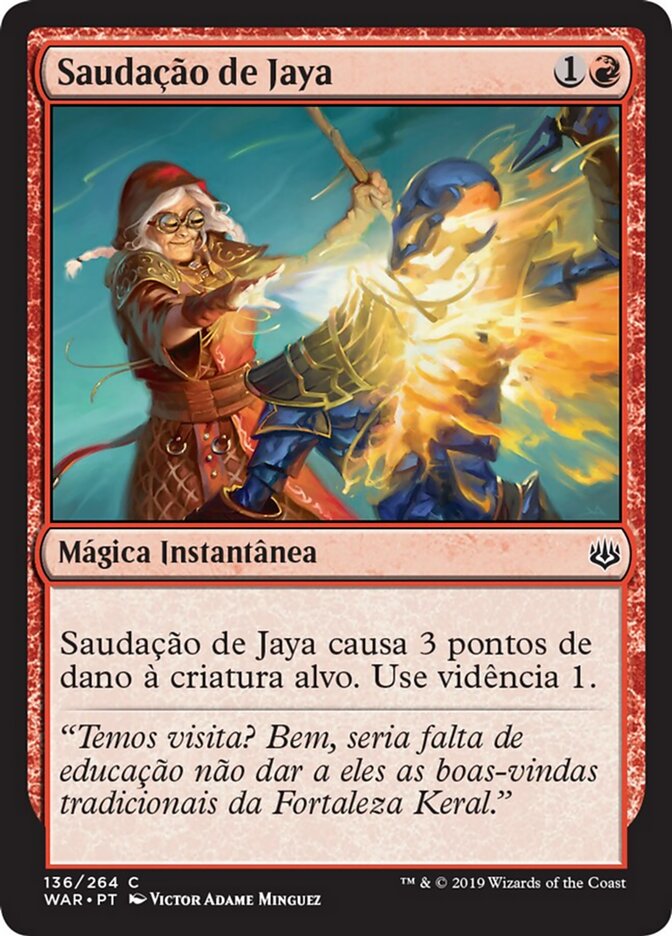Saudação de Jaya - War of the Spark
