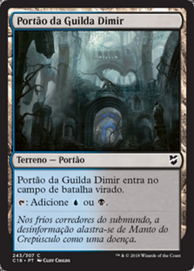 Portão da Guilda Dimir - Commander 2018