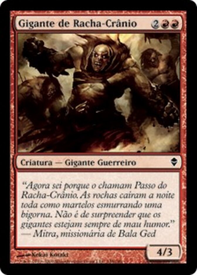 Gigante de Racha-Crânio - Zendikar