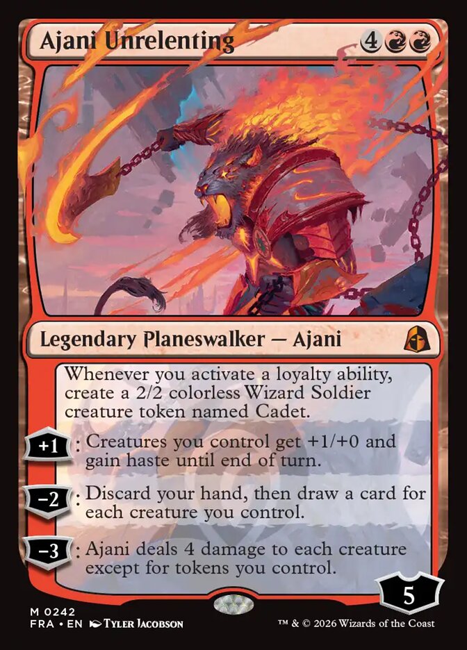 Ajani Unrelenting, Reality Fracture (Divulgação/Wizards of the Coast)