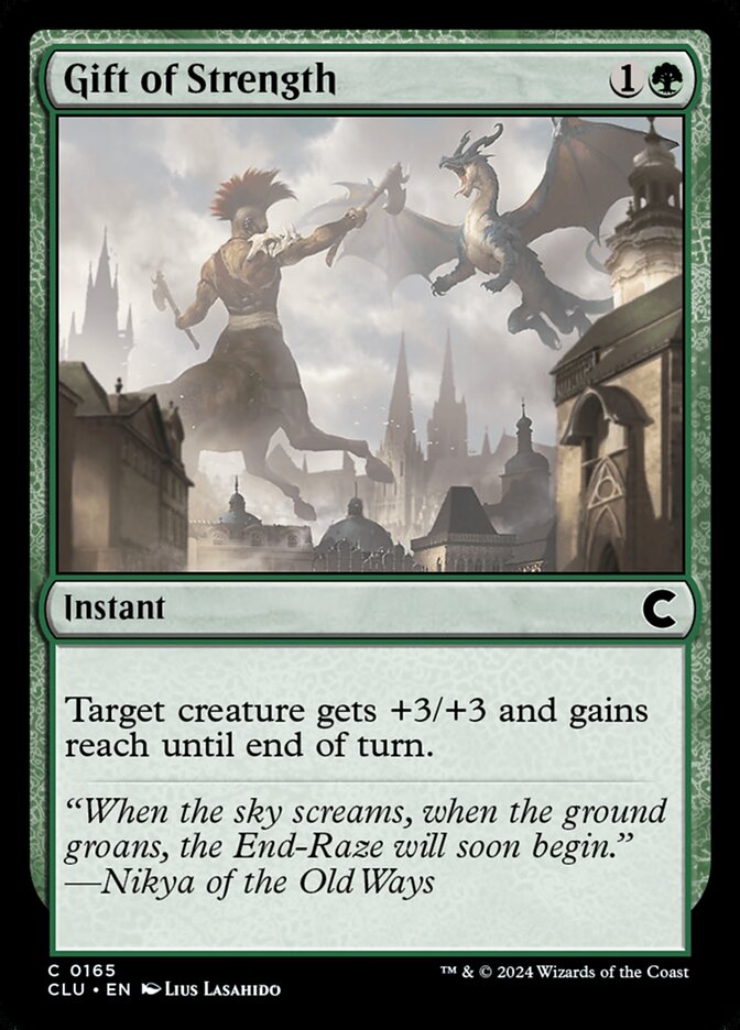 Gift of Strength - Ravnica: Clue Edition