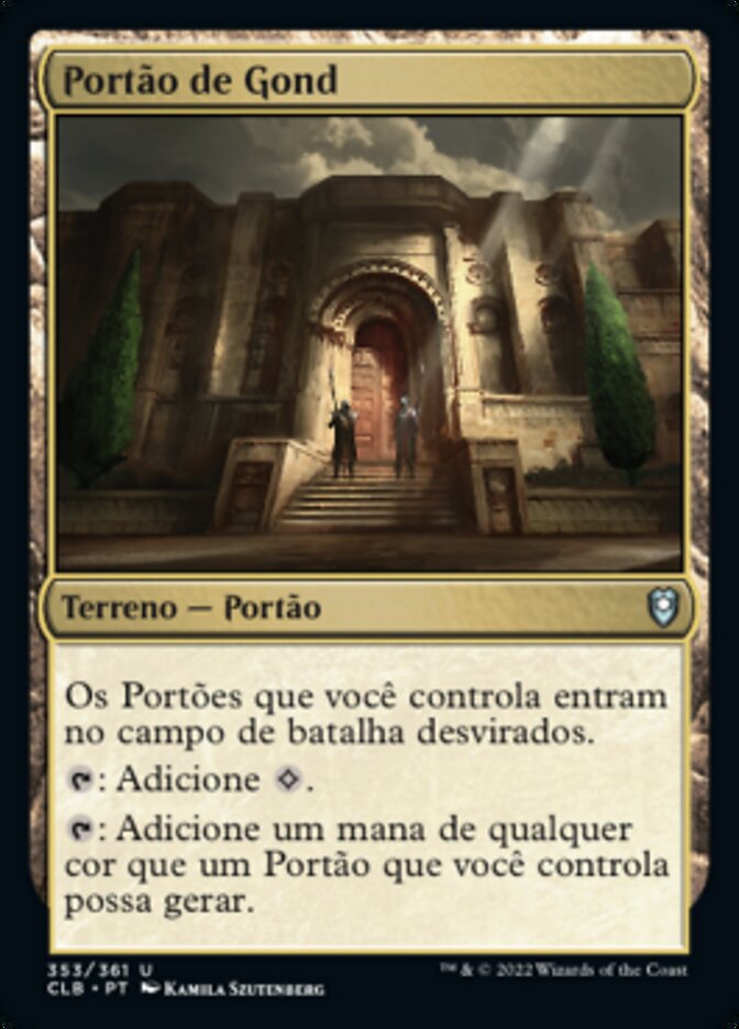 Portão de Gond - Commander Legends: Battle for Baldur's Gate