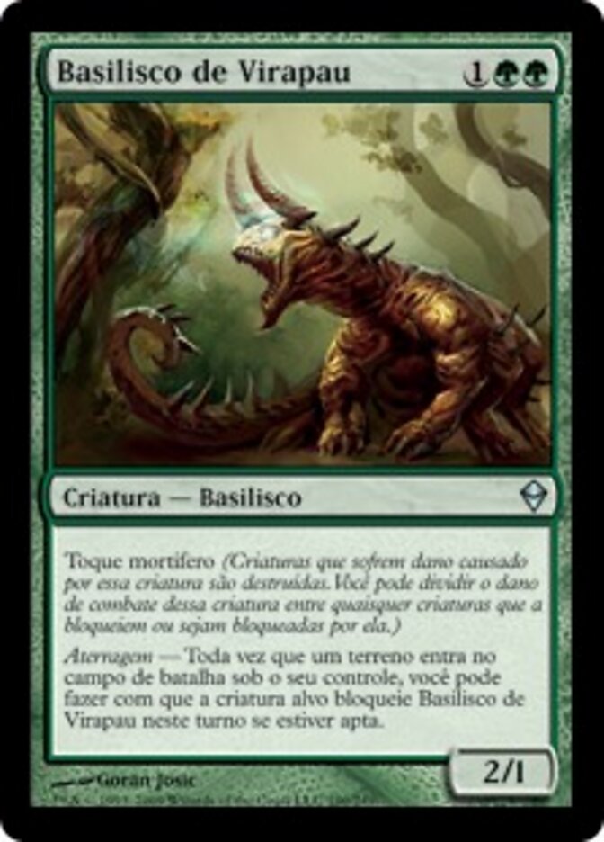 Basilisco de Virapau - Zendikar