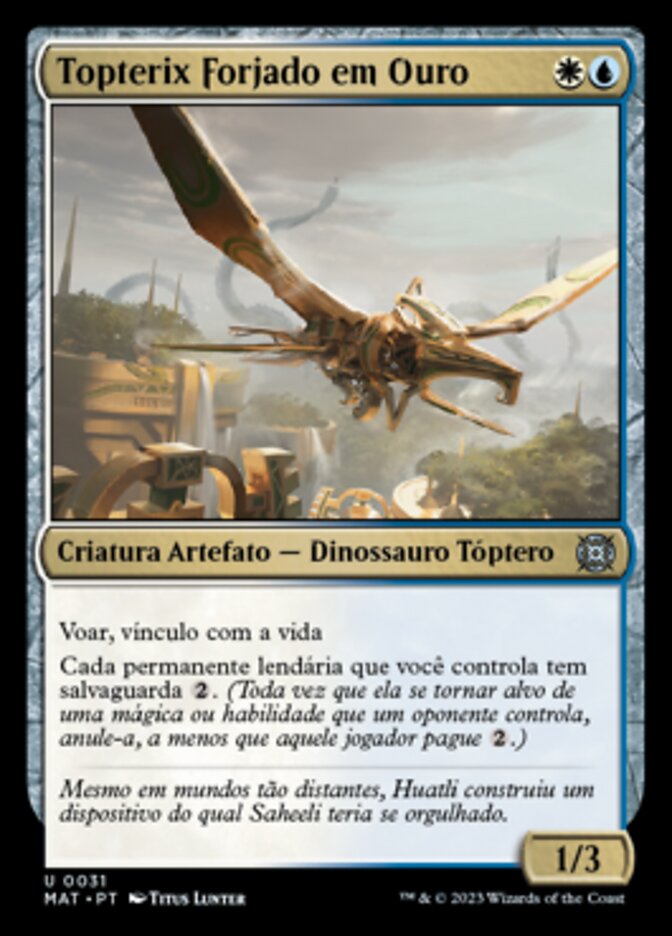 Topterix Forjado em Ouro - March of the Machine: The Aftermath
