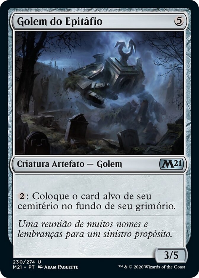 Golem do Epitáfio - Core Set 2021