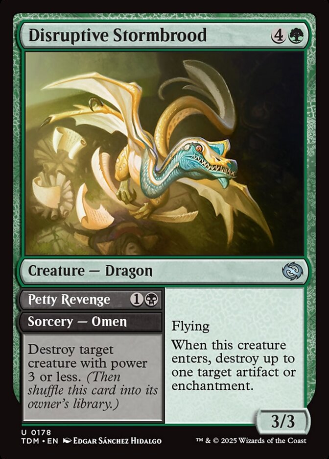 Disruptive Stormbrood // Petty Revenge - Tarkir: Dragonstorm