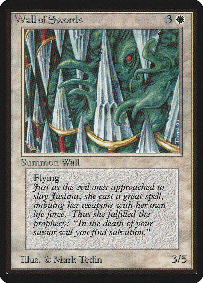 Wall of Swords - Limited Edition Beta
