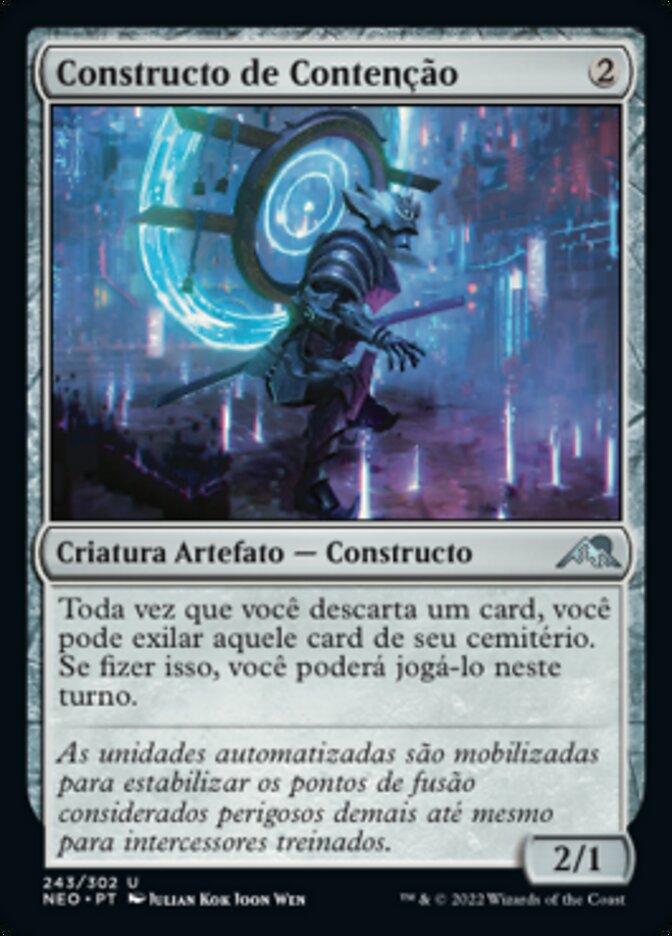 Constructo de Contenção - Kamigawa: Neon Dynasty