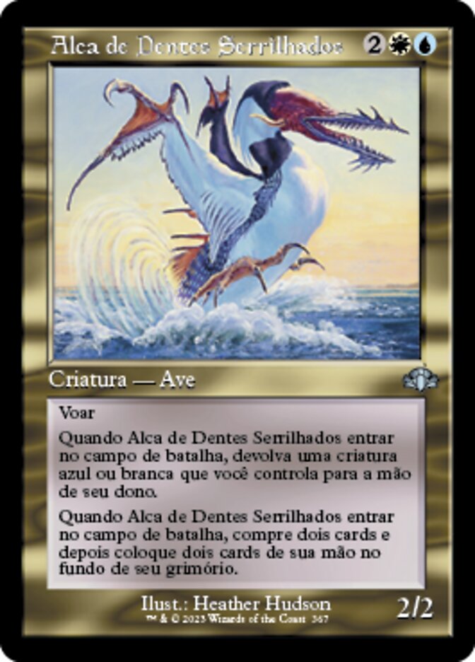 Alca de Dentes Serrilhados - Dominaria Remastered