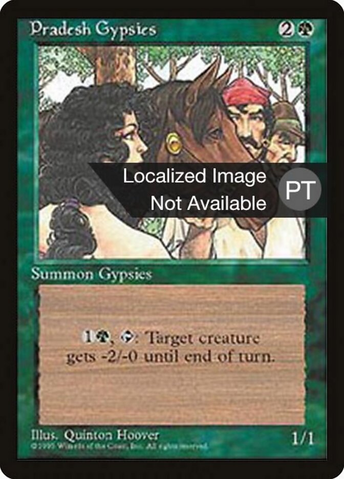 Ciganos de Pradesh - Fourth Edition Foreign Black Border