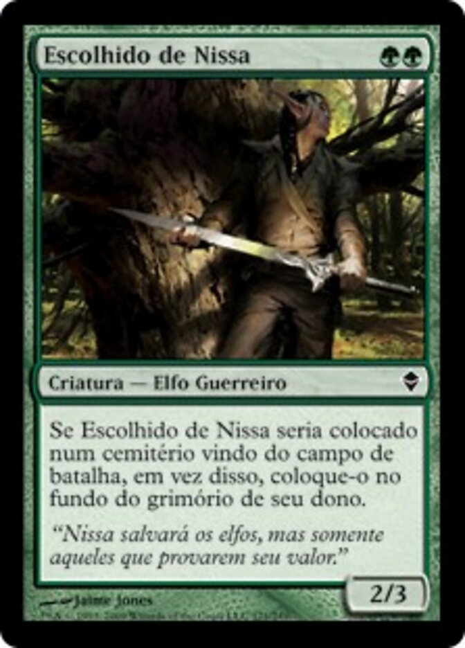 Escolhido de Nissa - Zendikar