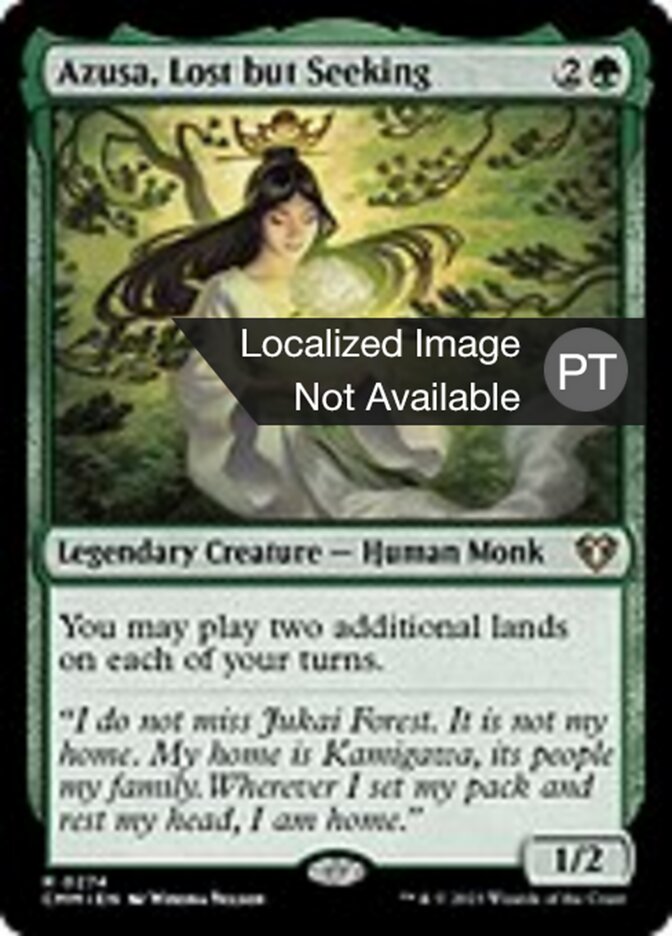 Azusa, Perdida mas Procurando - Commander Masters
