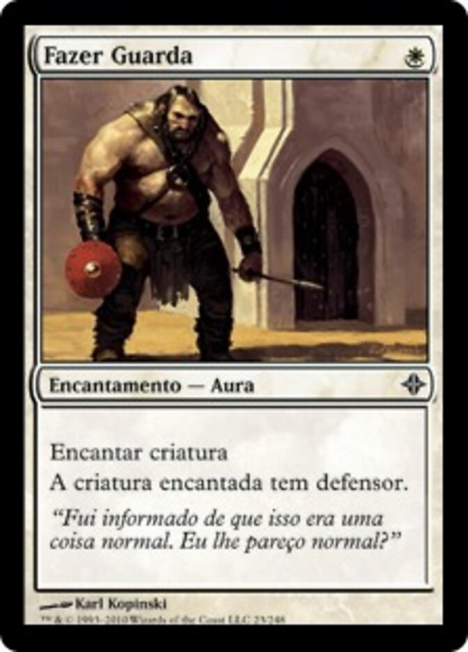 Fazer Guarda - Rise of the Eldrazi
