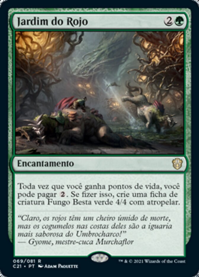 Jardim do Rojo - Commander 2021