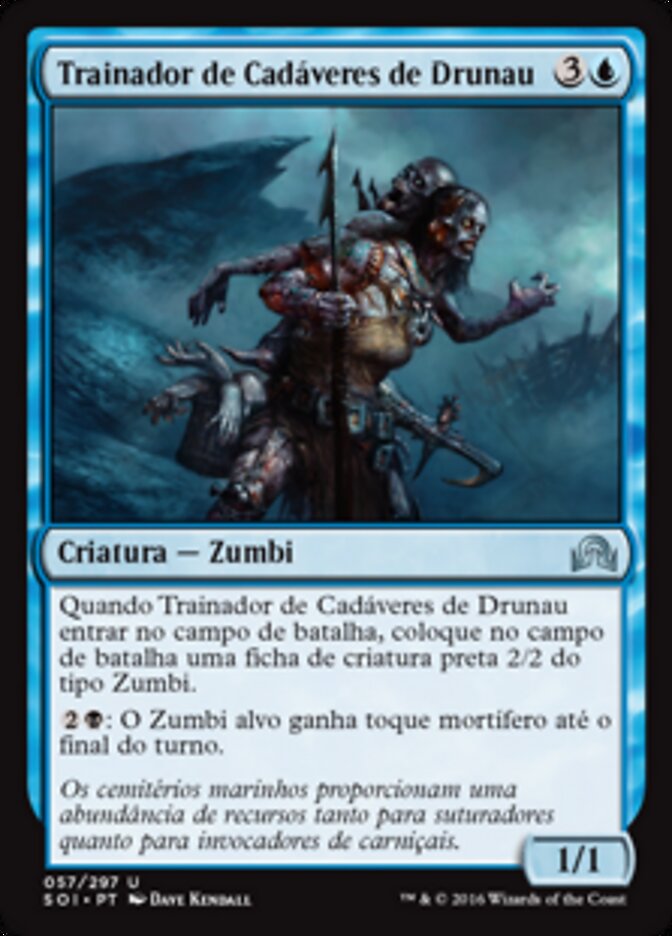 Trainador de Cadáveres de Drunau - Shadows over Innistrad