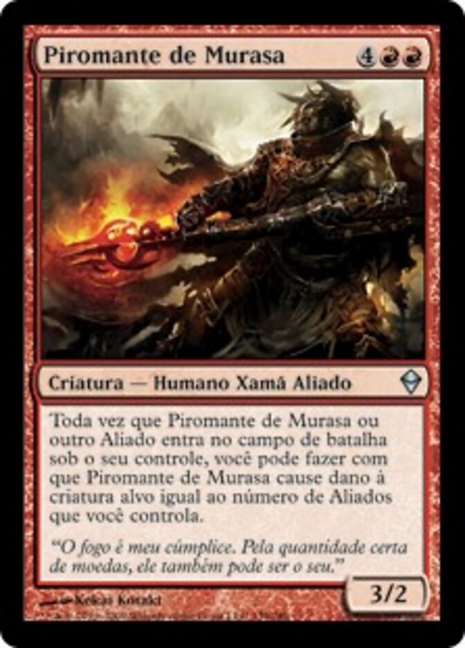 Piromante de Murasa - Zendikar