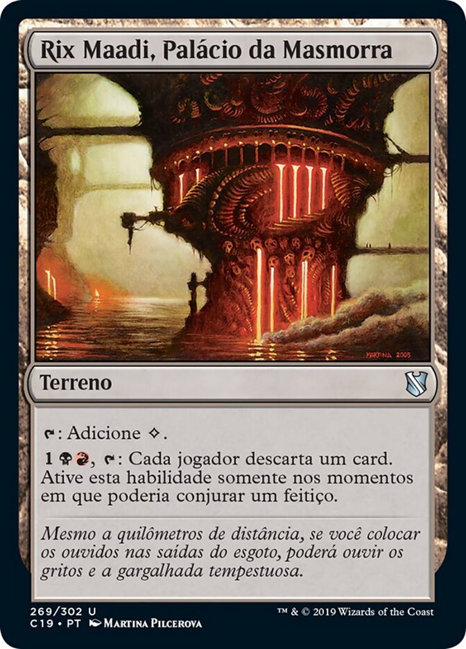 Rix Maadi, Palácio da Masmorra - Commander 2019
