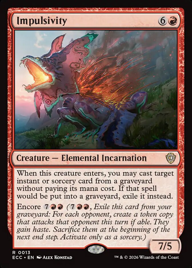 Impulsivity - Lorwyn Eclipsed Commander