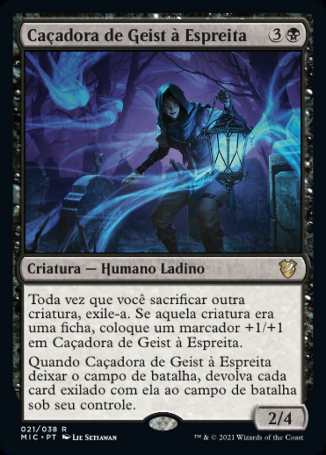 Caçadora de Geist à Espreita - Midnight Hunt Commander