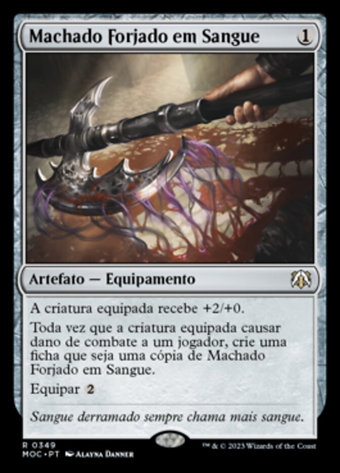 Machado Forjado em Sangue - March of the Machine Commander