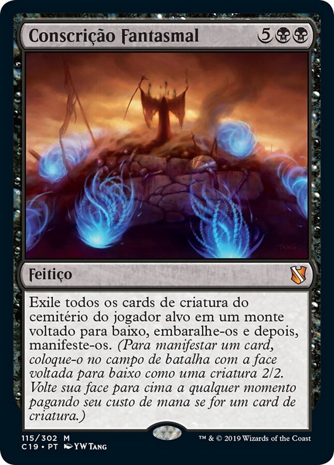 Conscrição Fantasmal - Commander 2019