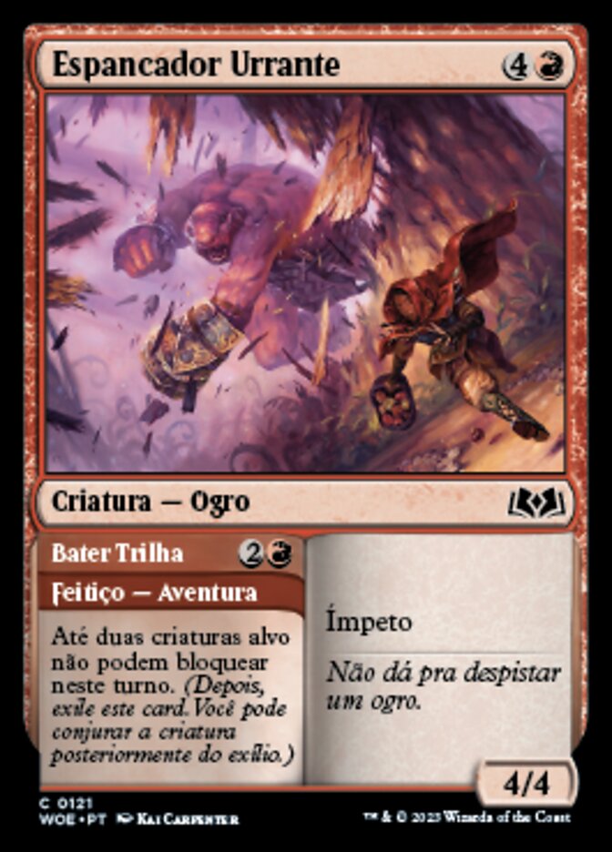 Bellowing Bruiser // Beat a Path - Wilds of Eldraine