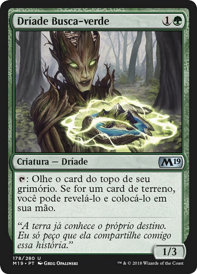 Dríade Busca-verde - Core Set 2019