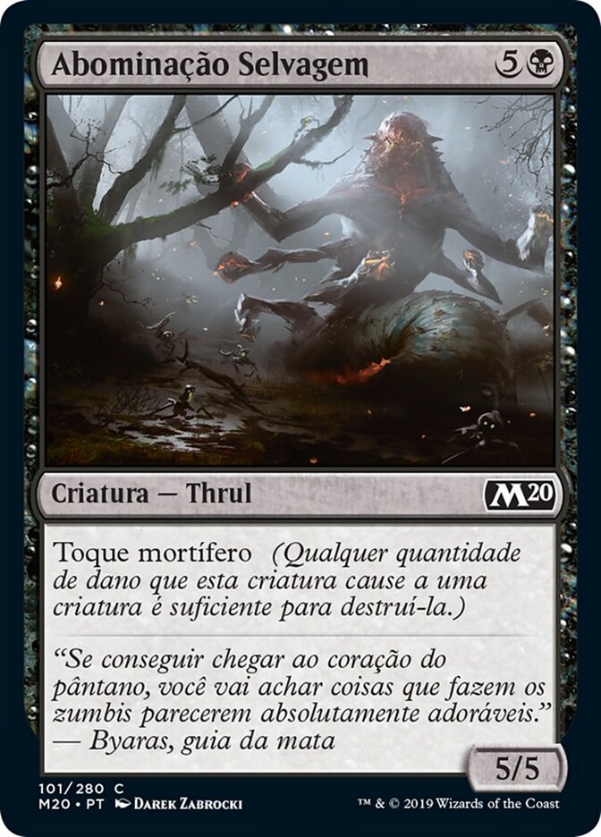 Abominação Selvagem - Core Set 2020