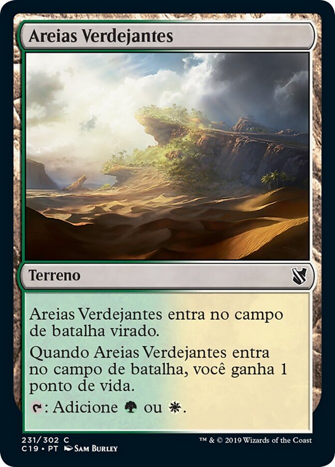 Areias Verdejantes - Commander 2019