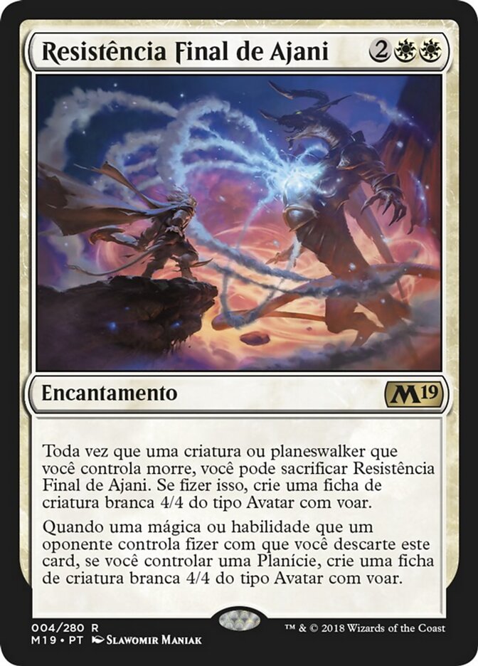 Resistência Final de Ajani - Core Set 2019