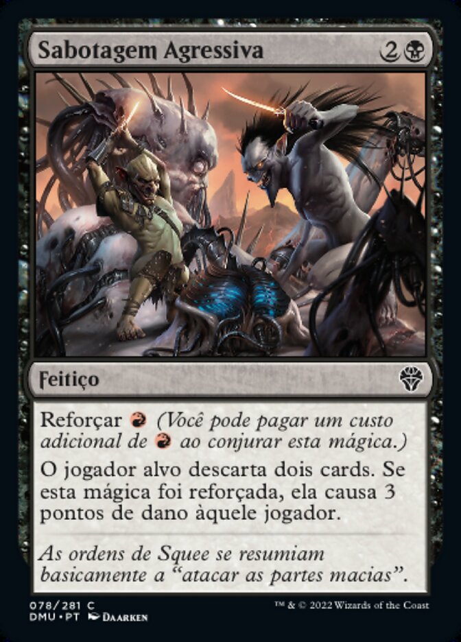 Sabotagem Agressiva - Dominaria United