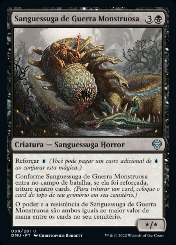 Sanguessuga de Guerra Monstruosa - Dominaria United