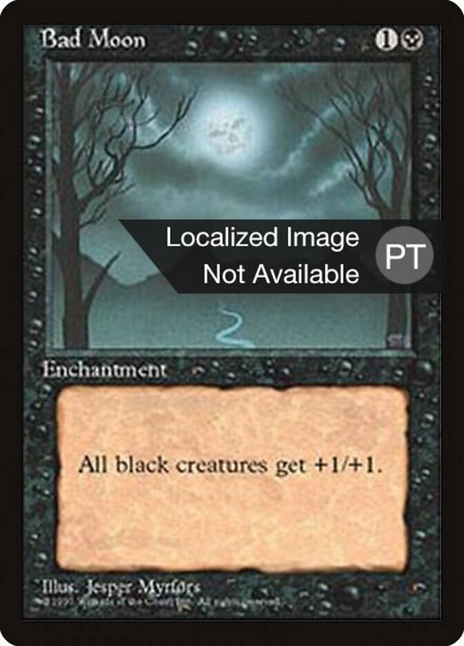 Lua Maligna - Fourth Edition Foreign Black Border
