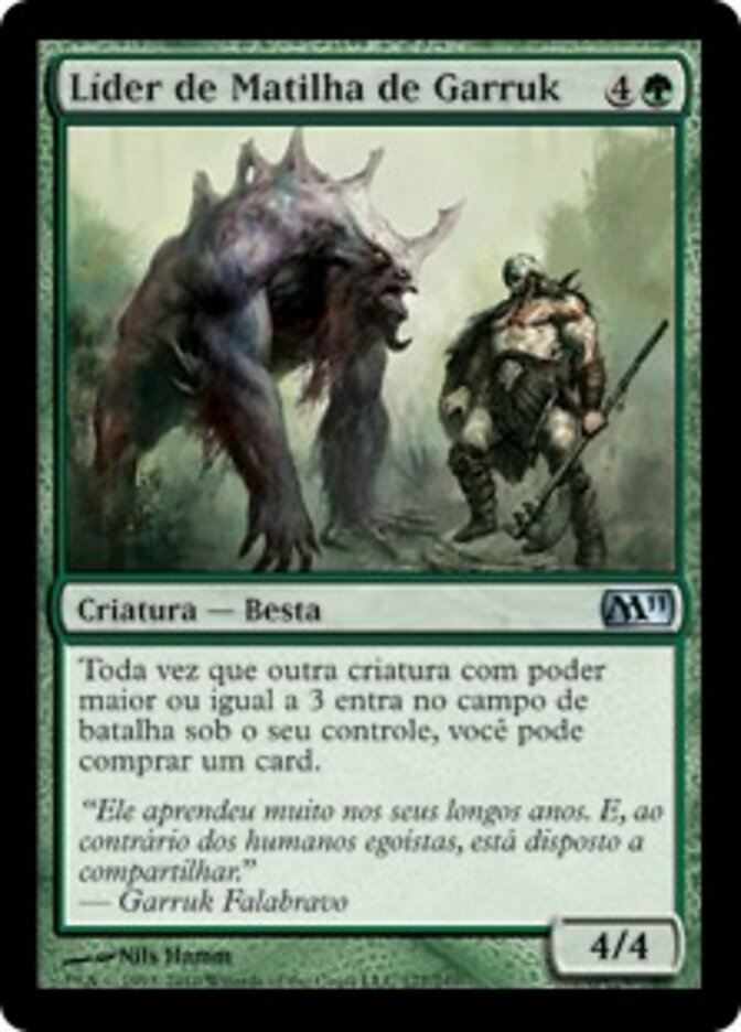 Líder de Matilha de Garruk - Magic 2011