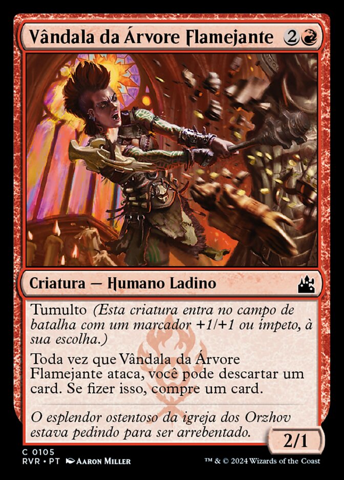 Vândala da Árvore Flamejante - Ravnica Remastered