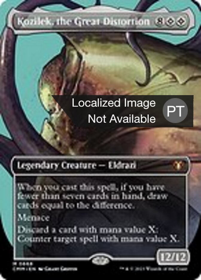 Kozilek, a Grande Distorção - Commander Masters