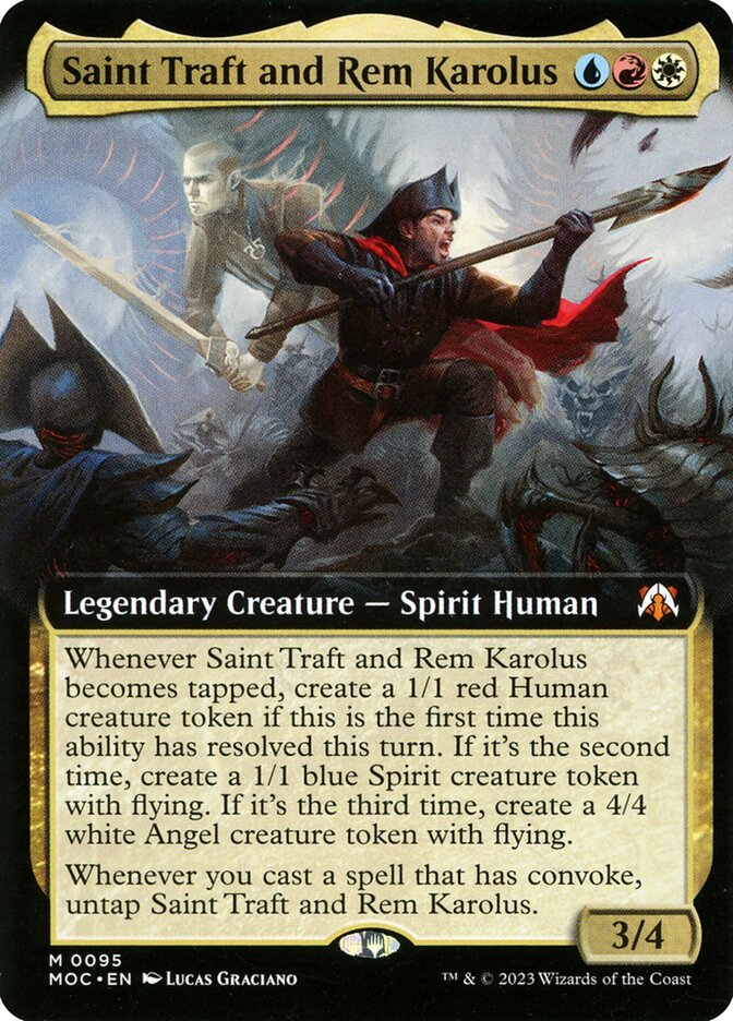 Saint Traft and Rem Karolus - March of the Machine Commander