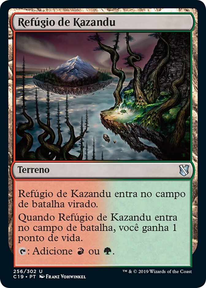 Refúgio de Kazandu - Commander 2019