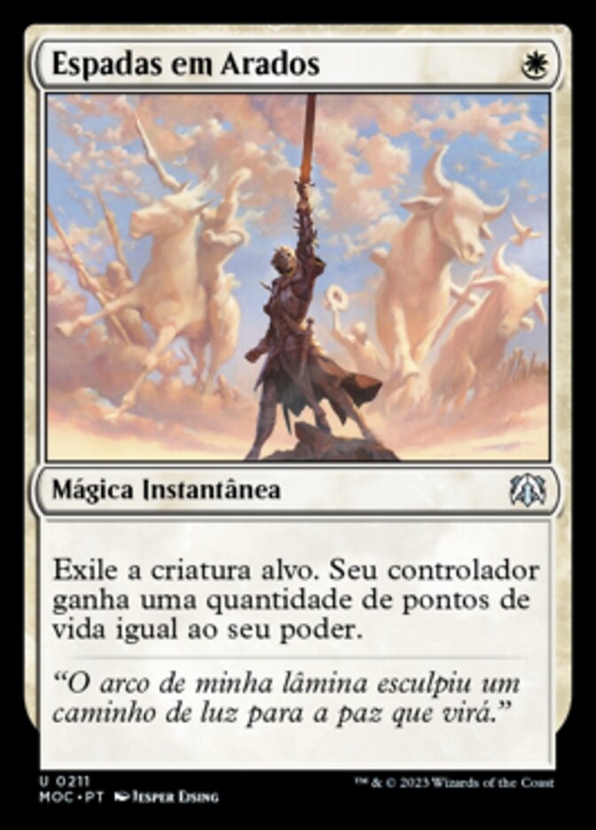 Espadas em Arados - March of the Machine Commander