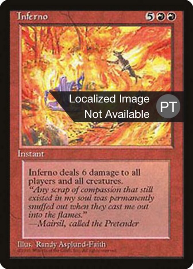 Inferno - Fourth Edition Foreign Black Border