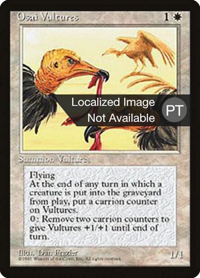 Abutres Osai - Fourth Edition Foreign Black Border