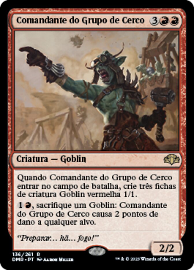 Comandante do Grupo de Cerco - Dominaria Remastered