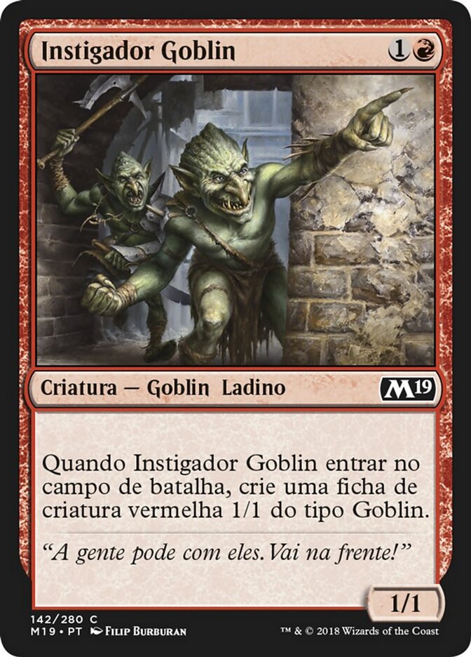 Instigador Goblin - Core Set 2019