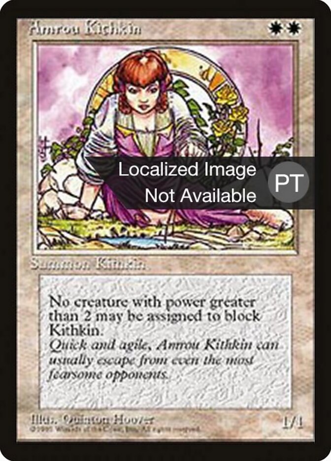 Kithkin Amrou - Fourth Edition Foreign Black Border