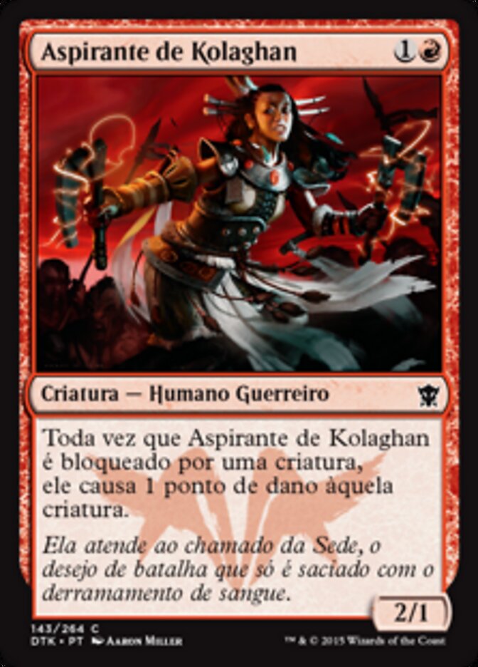 Aspirante de Kolaghan - Dragons of Tarkir