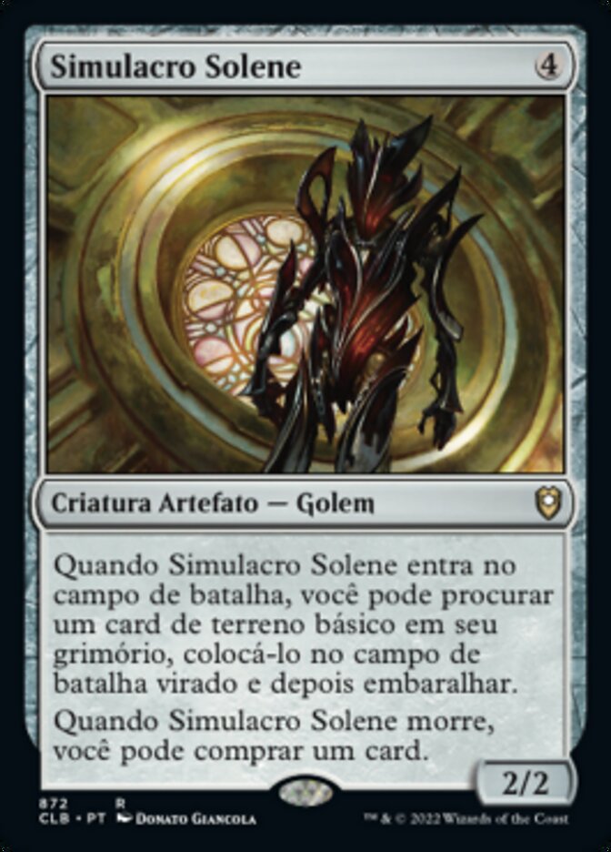 Simulacro Solene - Commander Legends: Battle for Baldur's Gate