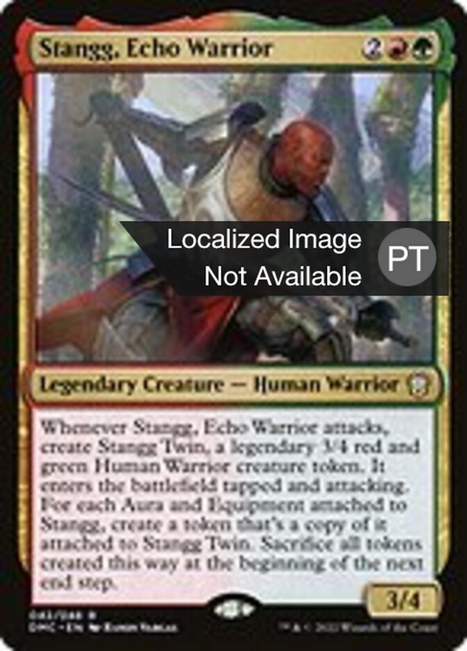 Stangg, Guerreiro do Eco - Dominaria United Commander
