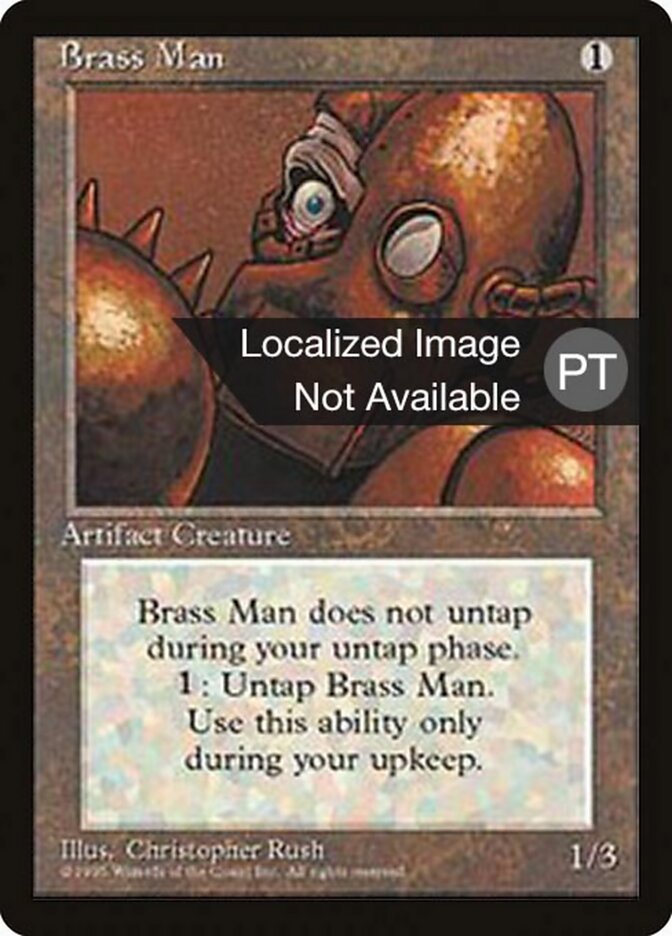 Homem de Bronze - Fourth Edition Foreign Black Border
