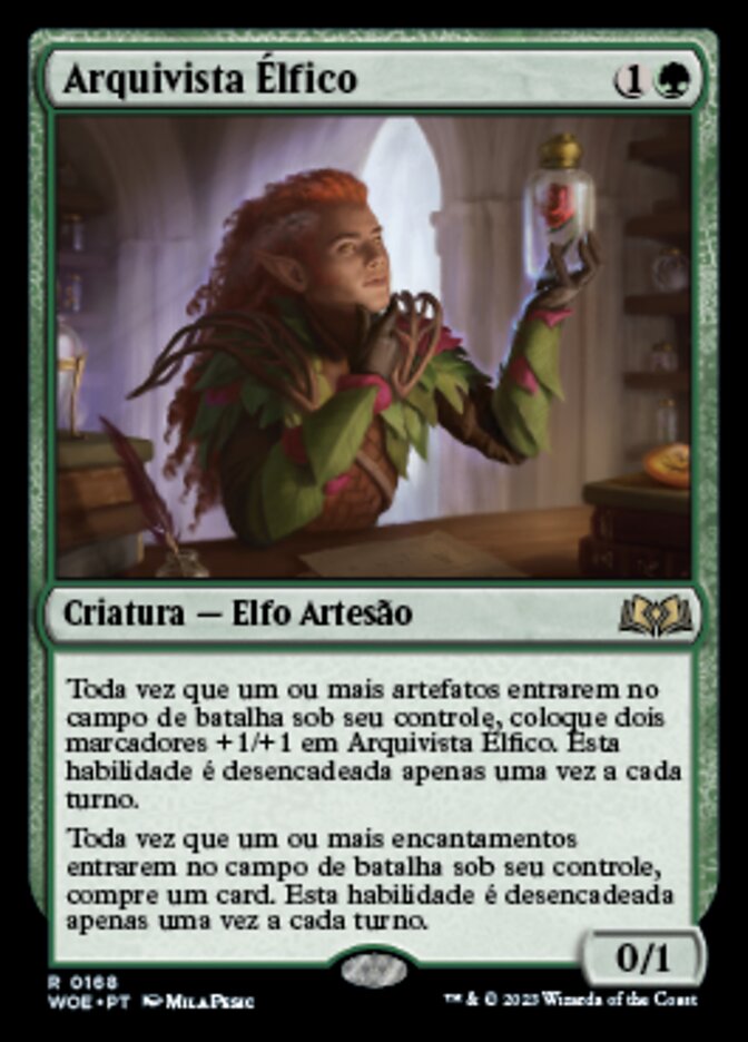 Arquivista Élfico - Wilds of Eldraine