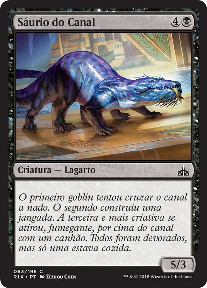 Sáurio do Canal - Rivals of Ixalan